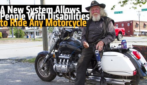New system allows people with disabilities to ride any motorcycle!  