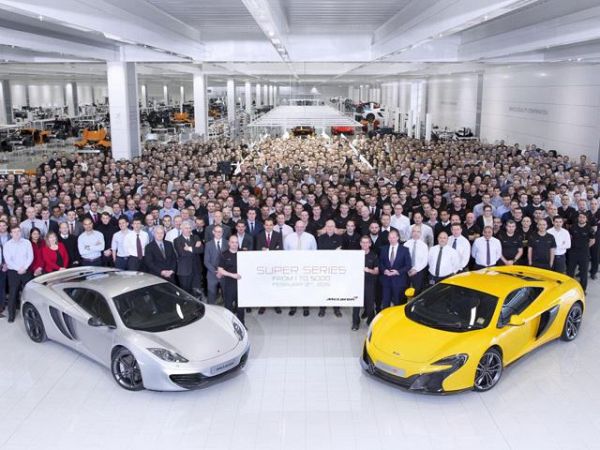 McLaren Celebrates Building 5,000th Super Series Model In Just 4 Years