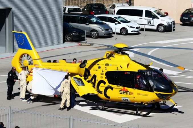 Alonso airlifted to hospital after crash