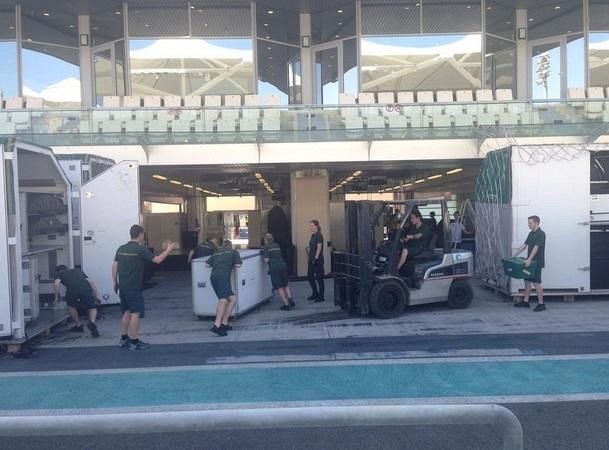 Caterham 'busy' setting up in Abu Dhabi
