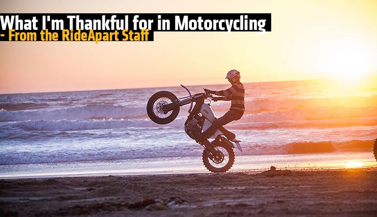What I'm Thankful for in Motorcycling!