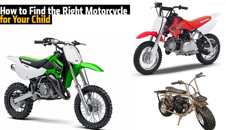 How to Find the Right Motorcycle for your child!