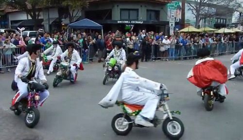 Elvis Presley Spotted On A Minibike In New Orleans!