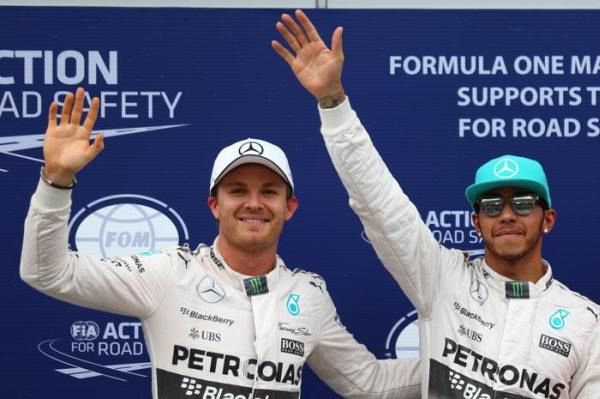 Different dramas for Mercedes' driving duo