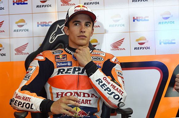 ماركيز “المصاب” يشارك في جائزة إسبانيا الكبرى