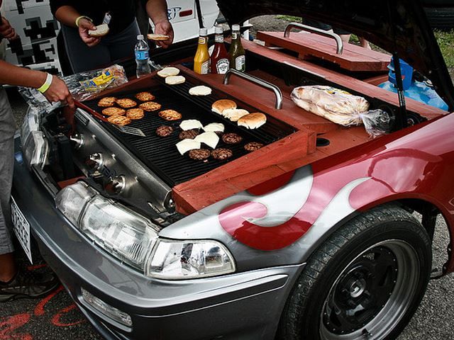 Turning An Old Car Into A Grill Is The Gearhead's Ultimate Summer BBQ